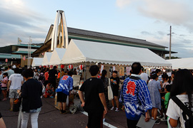 岐阜県立寿楽苑の夏祭り